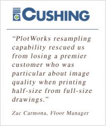 Cushing - A PlotWorks Fan!